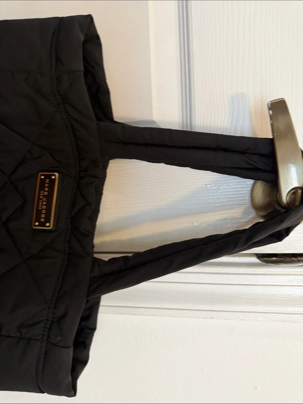 Marc Jacobs Black Quilted Tote